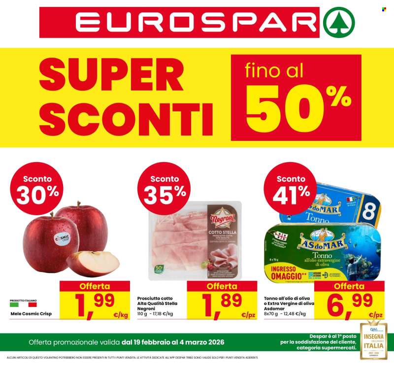 Volantino Eurospar - 19/2/2026 - 4/3/2026.