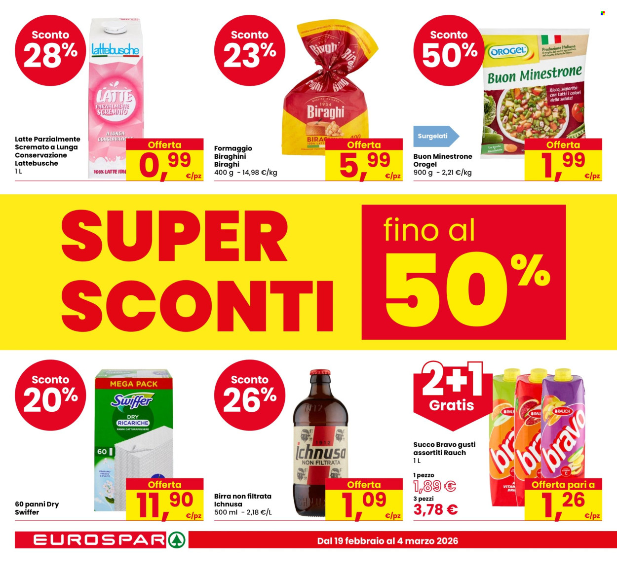 Volantino Eurospar - 19/2/2026 - 4/3/2026. Pagina 2