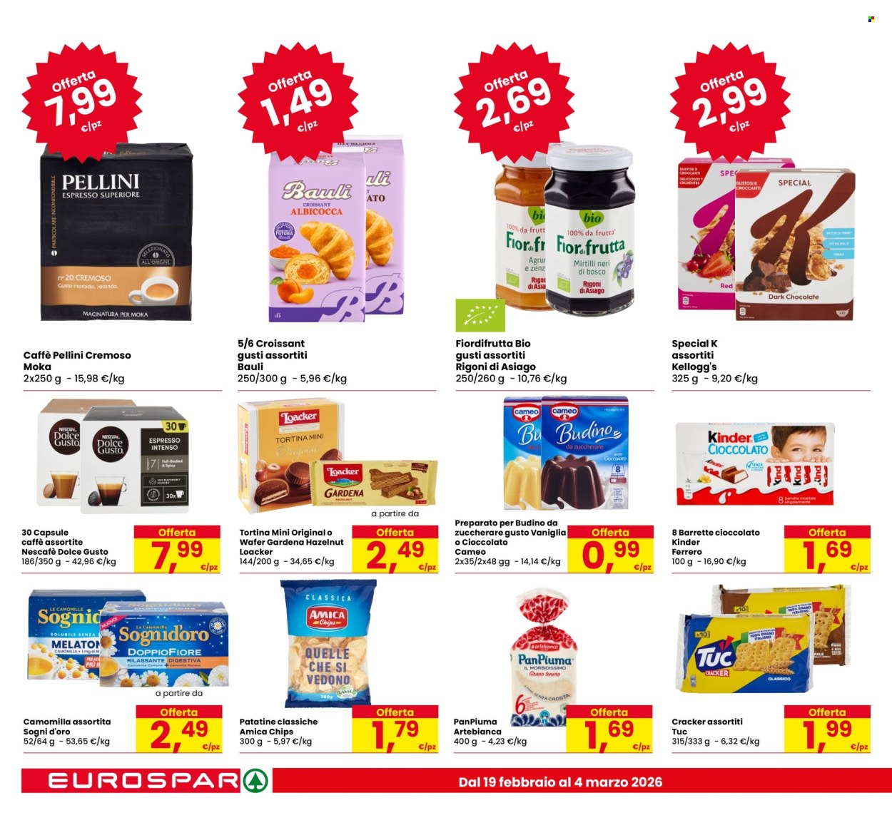Volantino Eurospar - 19/2/2026 - 4/3/2026. Pagina 16