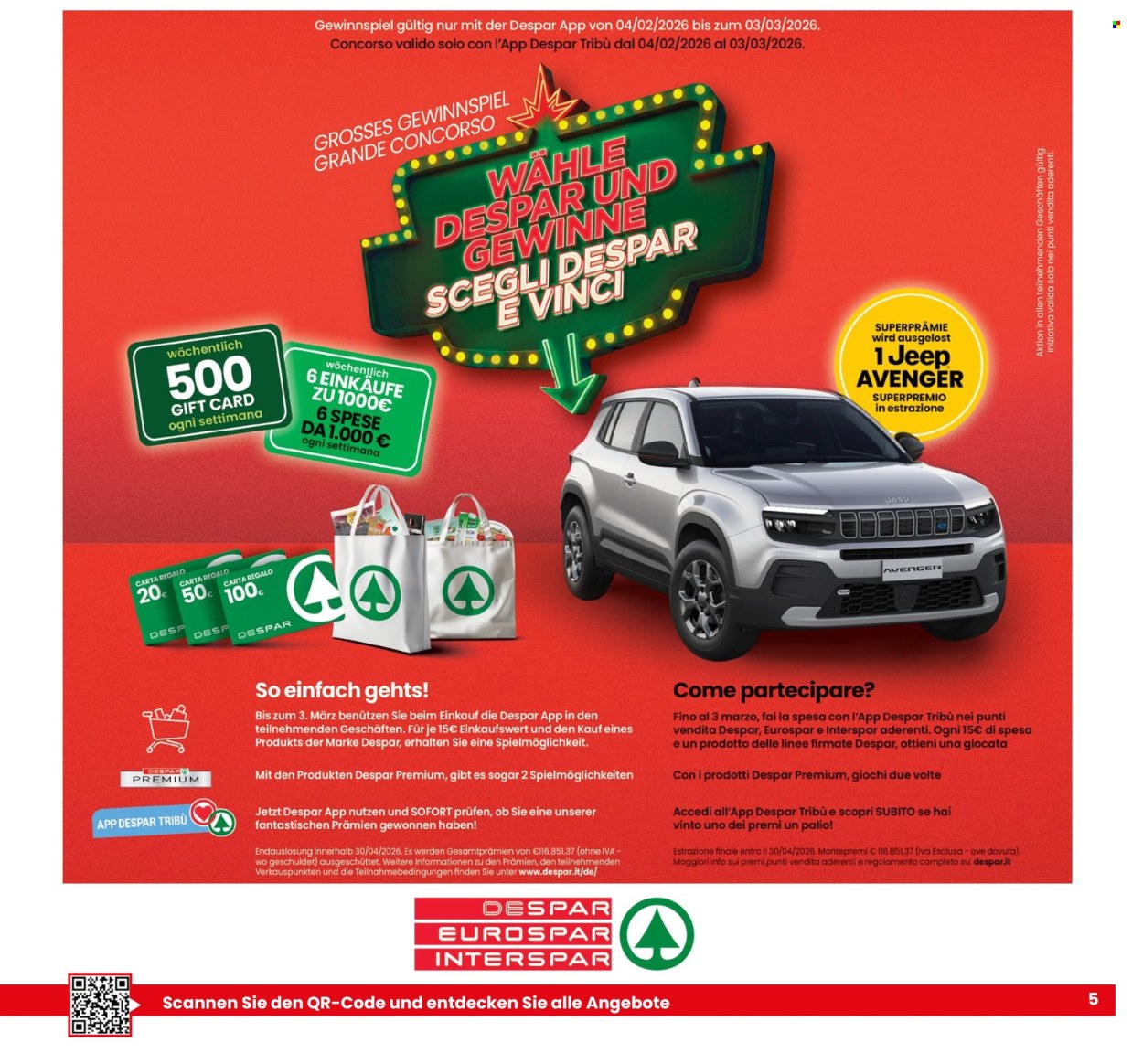 Volantino Eurospar - 19/2/2026 - 4/3/2026. Pagina 5