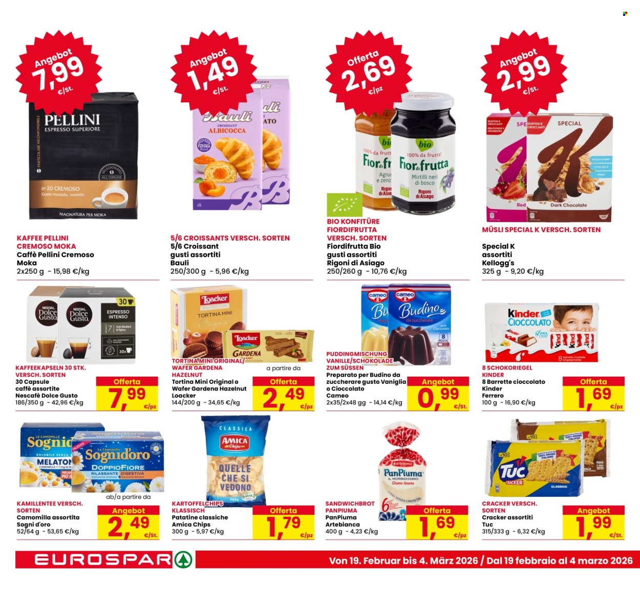 Volantino Eurospar - 19/2/2026 - 4/3/2026. Pagina 16