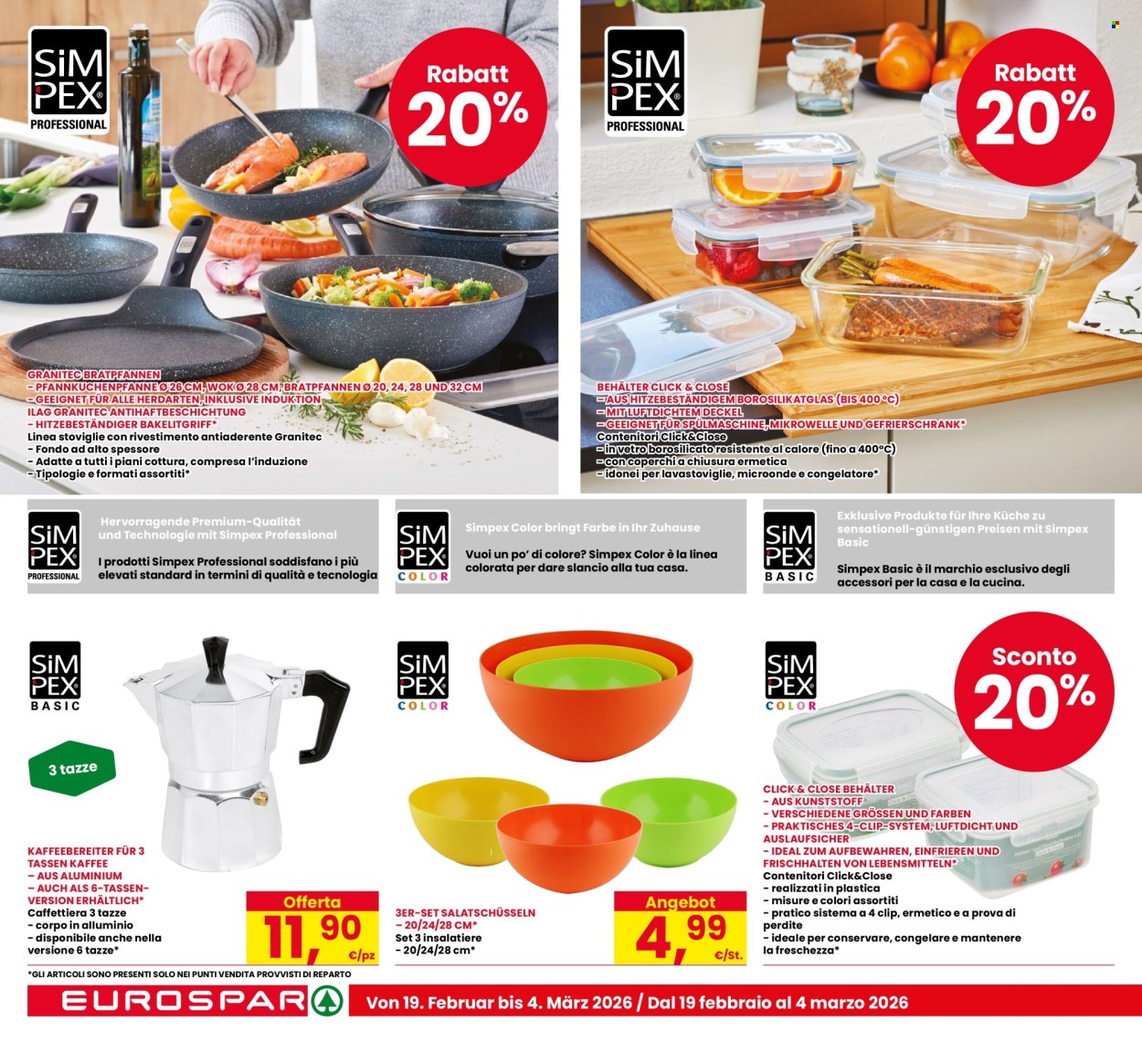 Volantino Eurospar - 19/2/2026 - 4/3/2026. Pagina 22