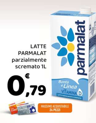 LATTE PARMALAT parzialmente scremato 1L