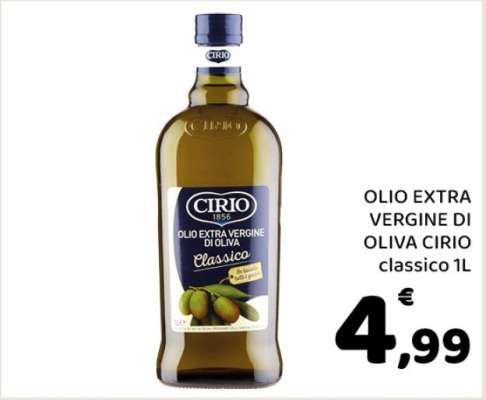 OLIO EXTRA VERGINE DI OLIVA CIRIO classico 1L