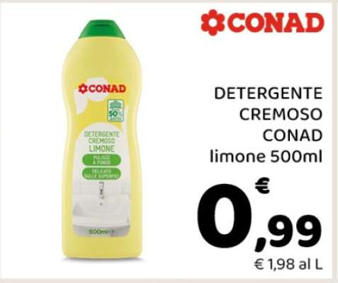 DETERGENTE CREMOSO CONAD