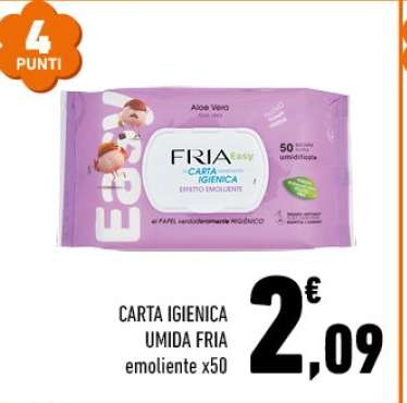 CARTA IGIENICA UMIDA FRIA