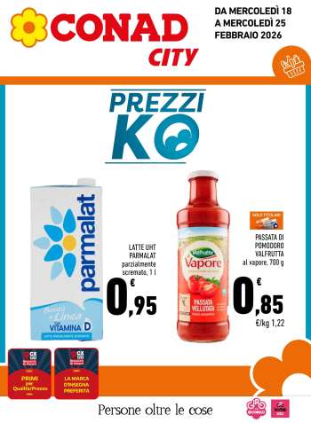 Volantino Conad City - 18/2/2026 - 25/2/2026.