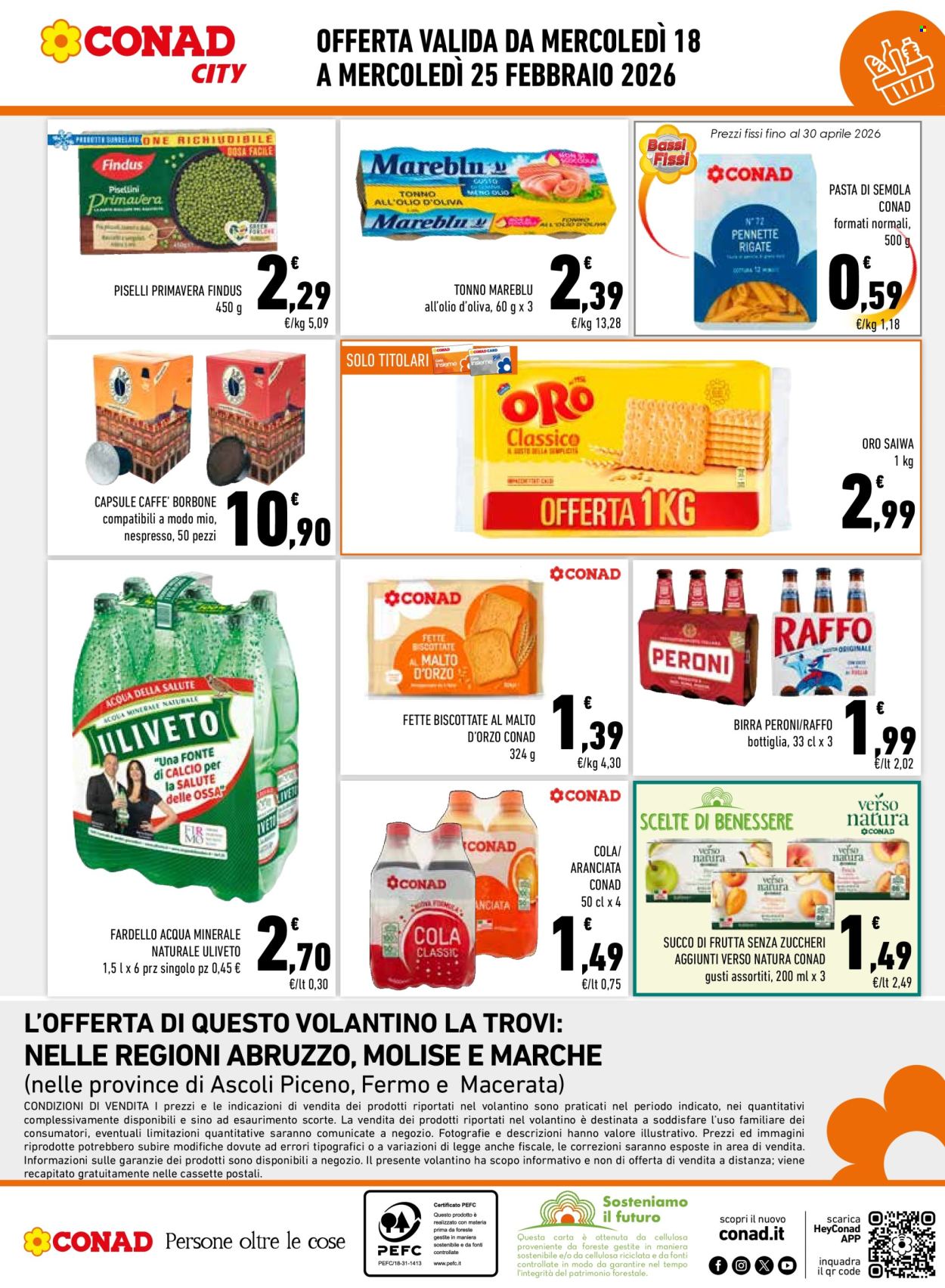 Volantino Conad City - 18/2/2026 - 25/2/2026. Pagina 4