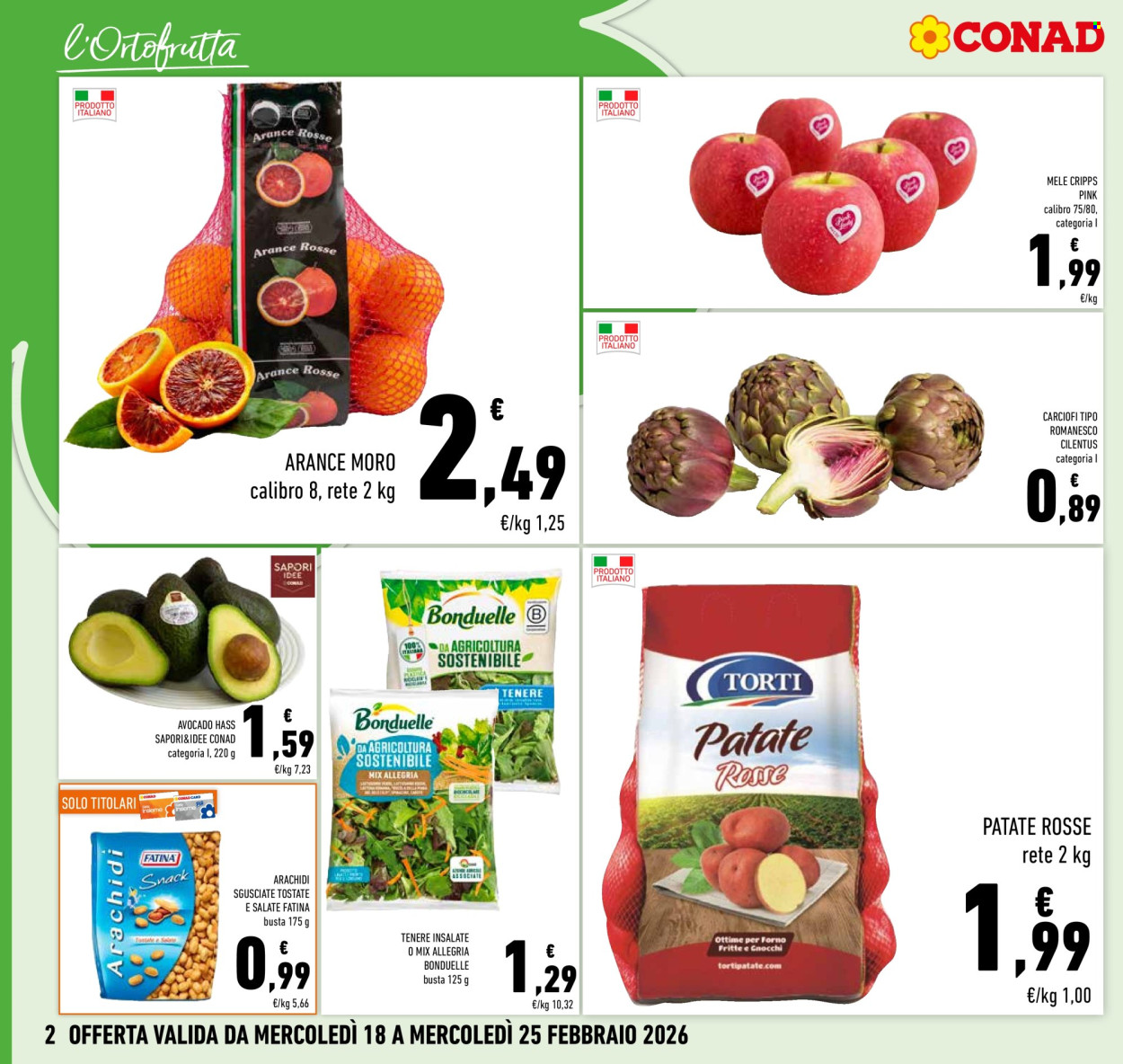 Volantino Conad - 18/2/2026 - 25/2/2026. Pagina 2