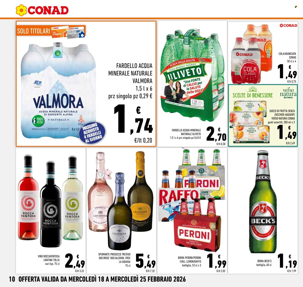 Volantino Conad - 18/2/2026 - 25/2/2026. Pagina 10