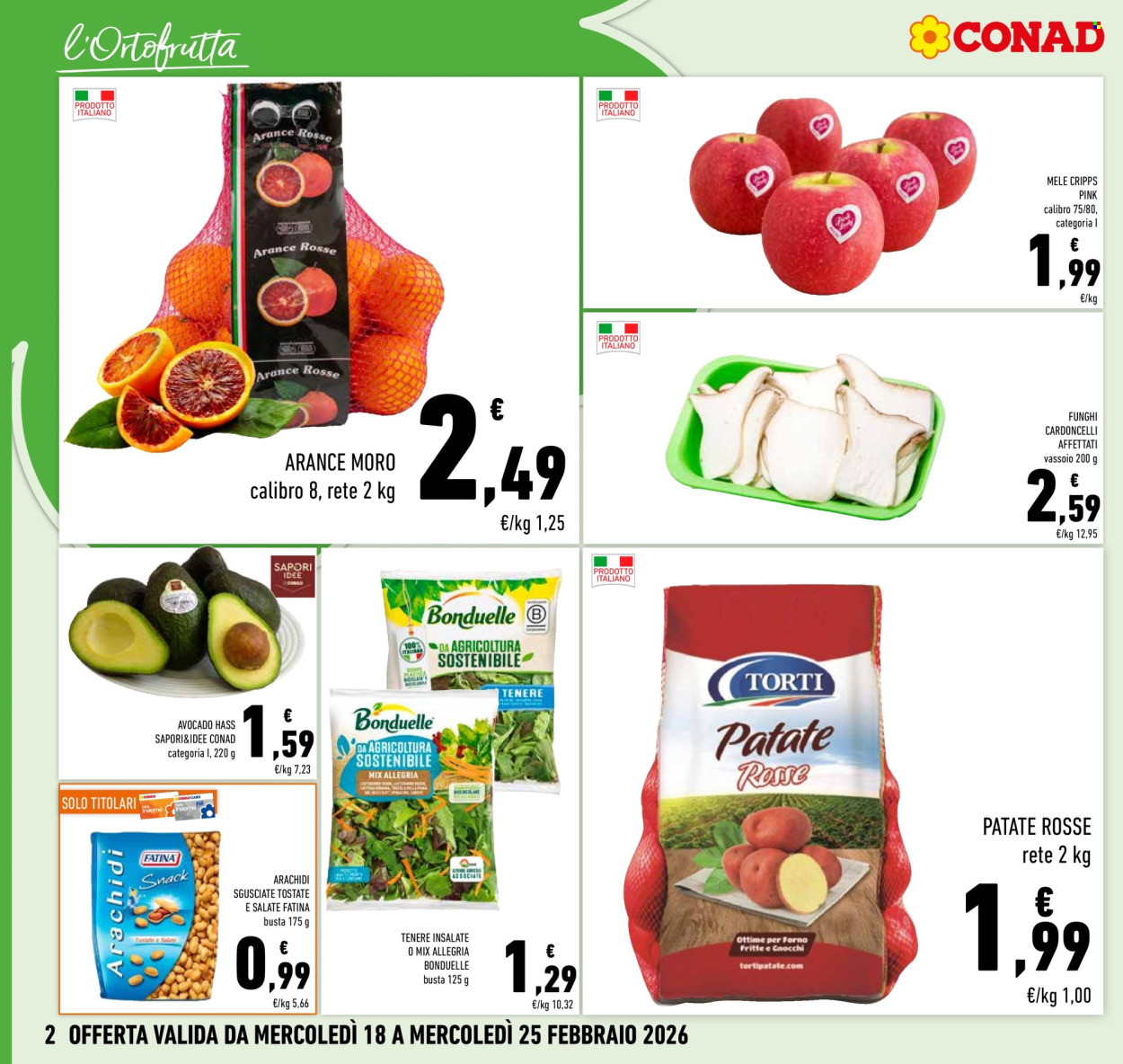 Volantino Conad - 18/2/2026 - 25/2/2026. Pagina 2
