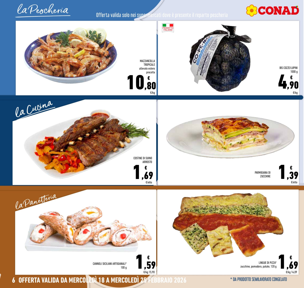 Volantino Conad - 18/2/2026 - 25/2/2026. Pagina 6