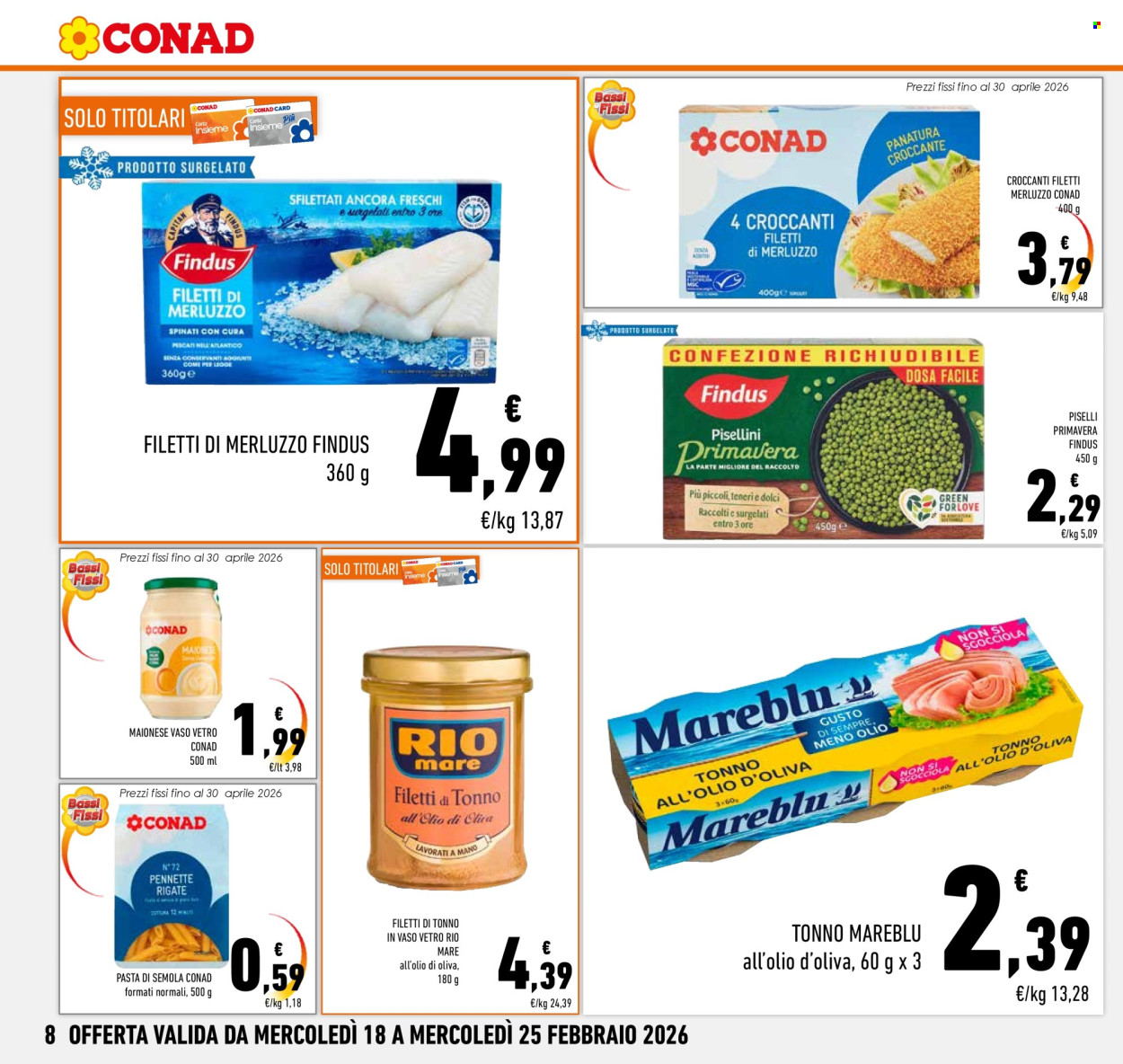 Volantino Conad - 18/2/2026 - 25/2/2026. Pagina 8
