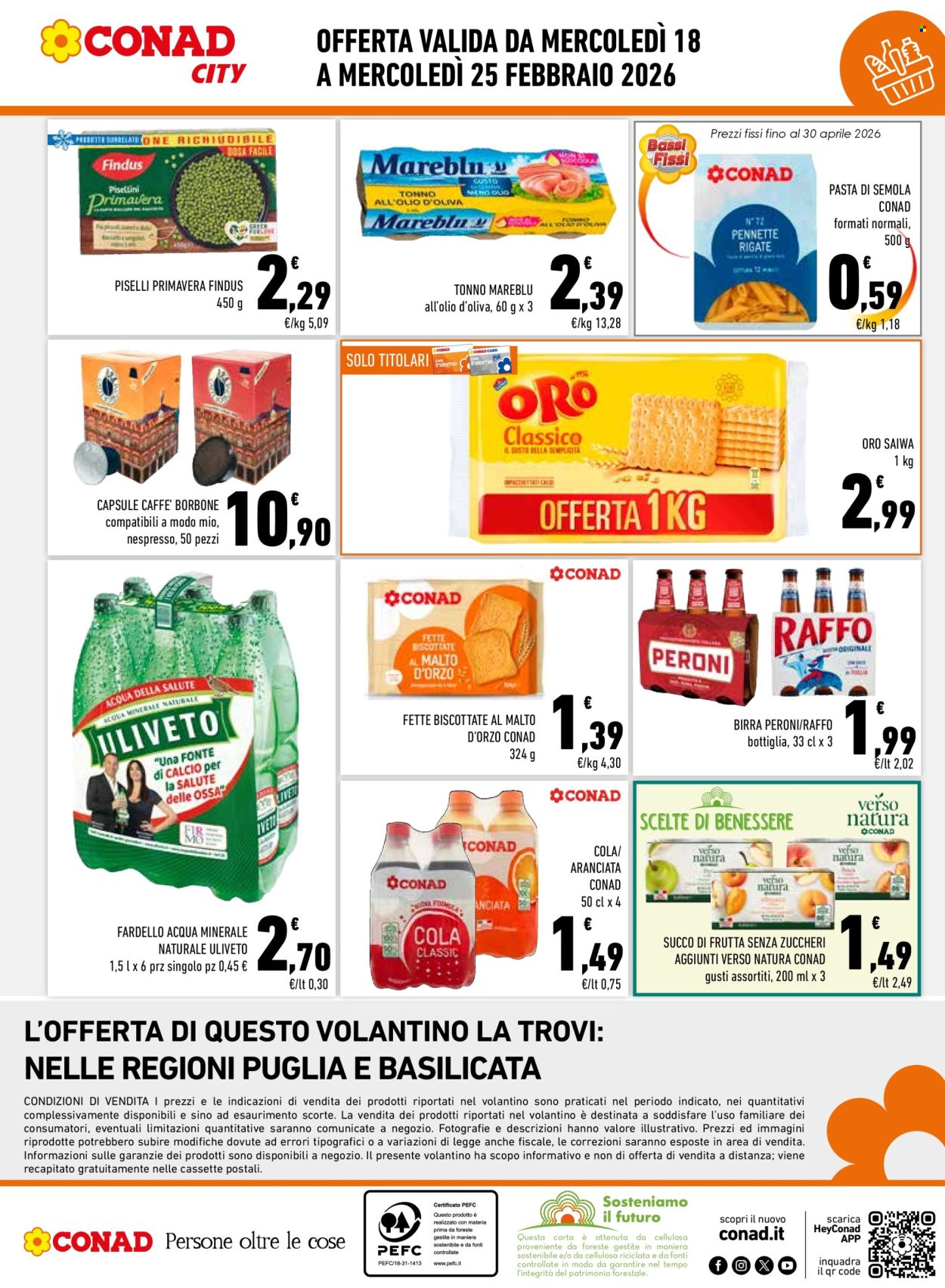 Volantino Conad - 18/2/2026 - 25/2/2026. Pagina 4
