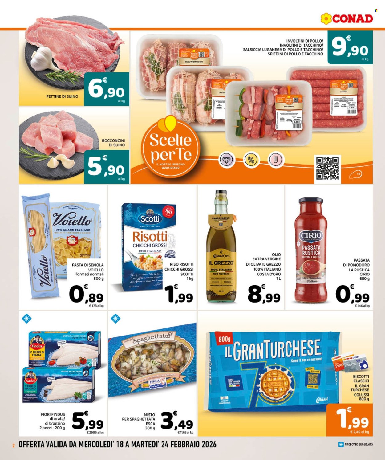 Volantino Conad - 18/2/2026 - 24/2/2026. Pagina 2