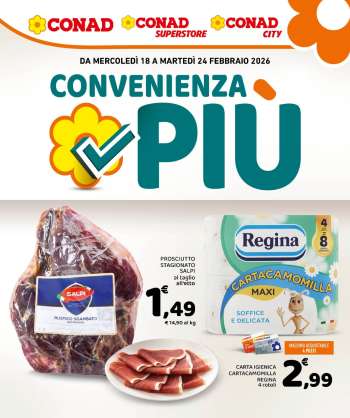 Volantino Conad - 18/2/2026 - 24/2/2026.