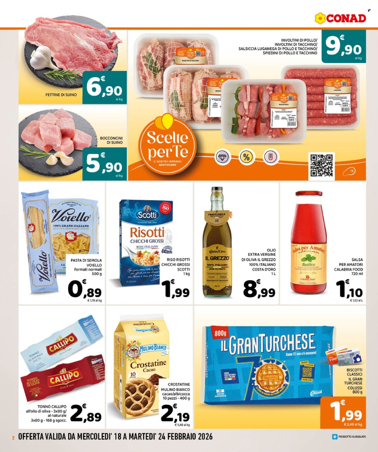 Volantino Conad - 18/2/2026 - 24/2/2026. Pagina 2