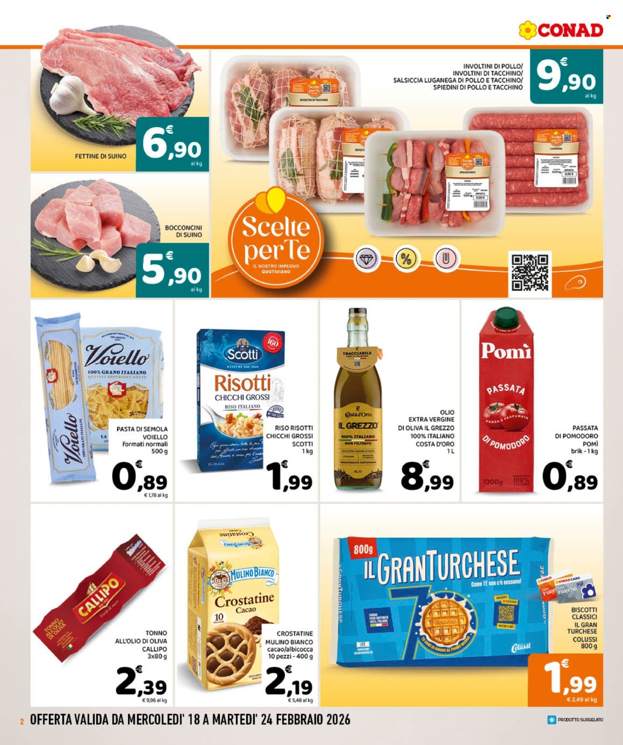 Volantino Conad - 18/2/2026 - 24/2/2026. Pagina 2
