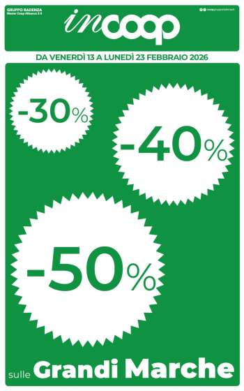 Volantino Coop - 13/2/2026 - 23/2/2026.