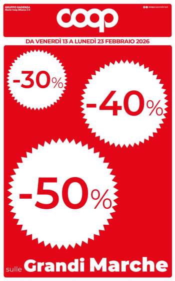 Volantino Coop - 13/2/2026 - 23/2/2026.