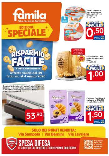 Volantino Famila - 19/2/2026 - 4/3/2026.