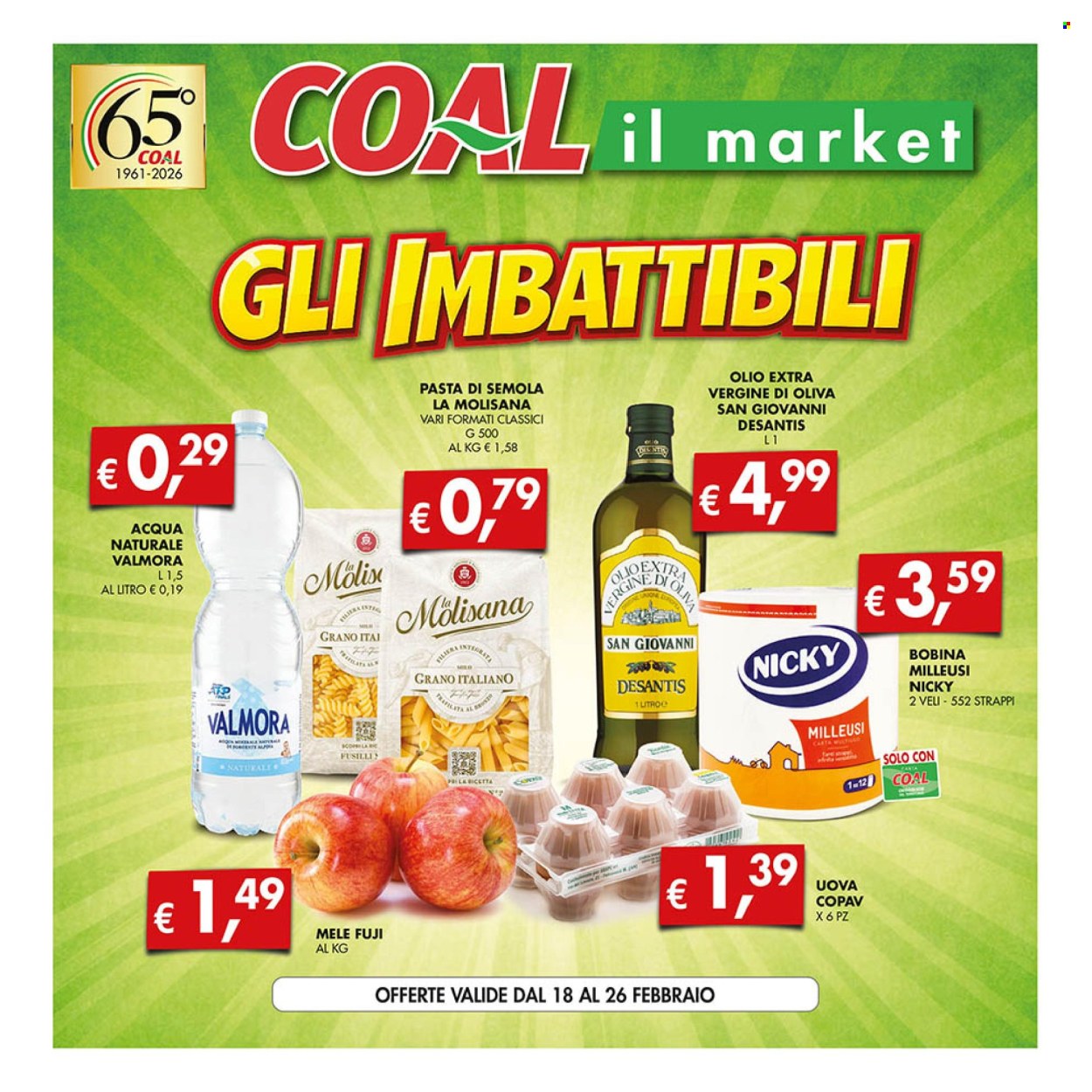 Volantino COAL - 18/2/2026 - 26/2/2026. Pagina 1