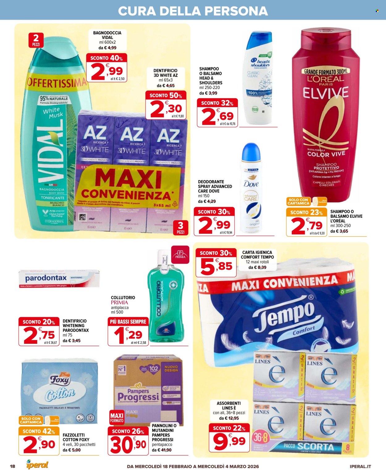 Volantino Iperal - 18/2/2026 - 4/3/2026. Pagina 18