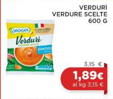 VERDURÌ VERDURE SCELTE 600 G