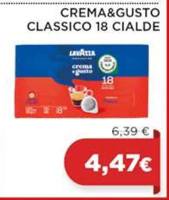 CREMA&GUSTO CLASSICO 18 CIALDE