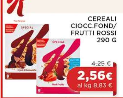 CEREALI CIOCC.FOND/FRUTTI ROSSI