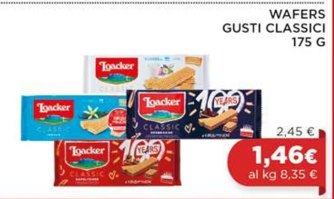 WAFERS GUSTI CLASSICI 175 G
