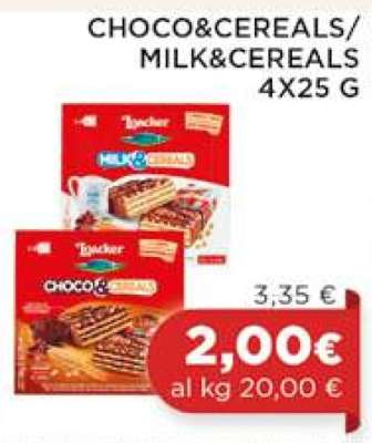 CHOCO&CEREALS / MILK&CEREALS 4X25 G