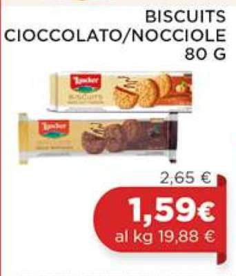 Biscuits Cioccolato/Nocciole 80 g