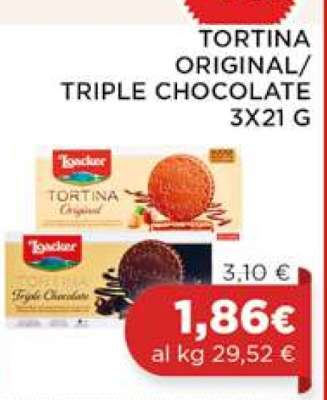 Loacker Tortina Original/Triple Chocolate