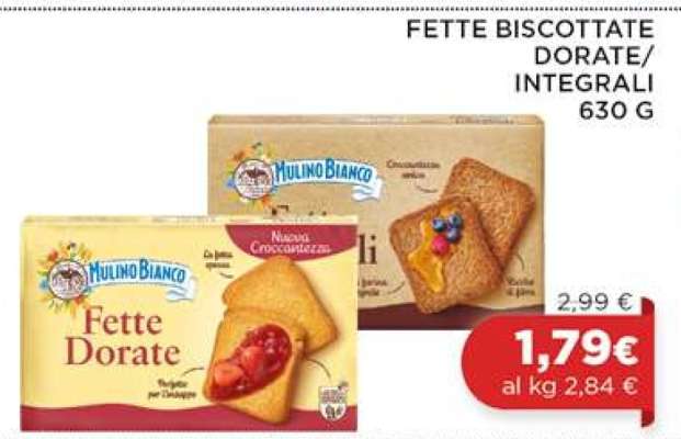 Fette Biscottate Dorate/Integrali