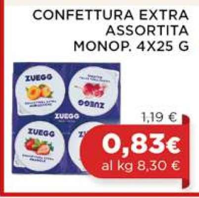 CONFETTURA EXTRA ASSORTITA MONOP. 4X25 G