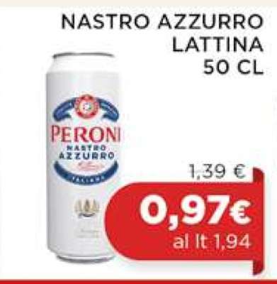NASTRO AZZURRO LATTINA 50 CL