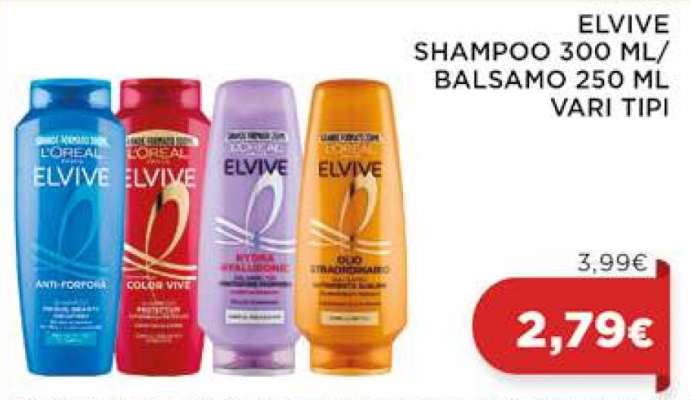 ELVIVE SHAMPOO 300 ML/BALSAMO 250 ML