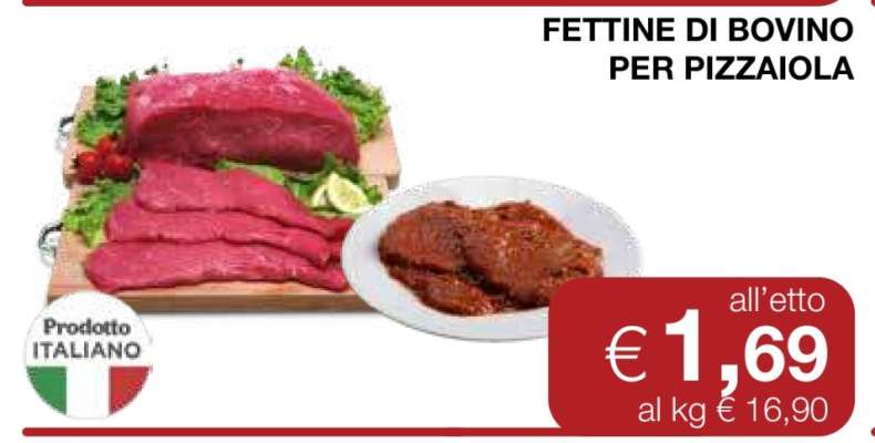 Fettine di Bovino per Pizzaiola
