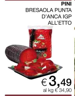 PINI BRESAOLA PUNTA D’ANCA IGP ALL’ETTO