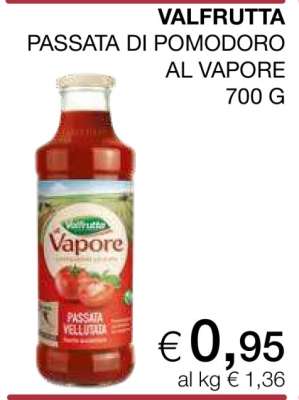 Valfrutta Passata di Pomodoro al Vapore