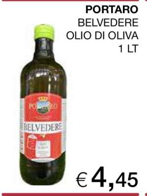 PORTARO BELVEDERE OLIO DI OLIVA