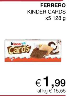 FERRERO Kinder Cards