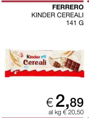 FERRERO KINDER CEREALI