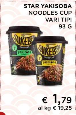 STAR YAKISOBA NOODLES CUP