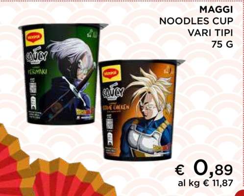 MAGGI NOODLES CUP VARI TIPI