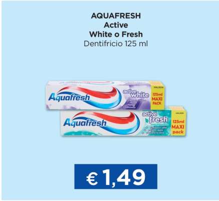 AQUAFRESH Active White o Fresh