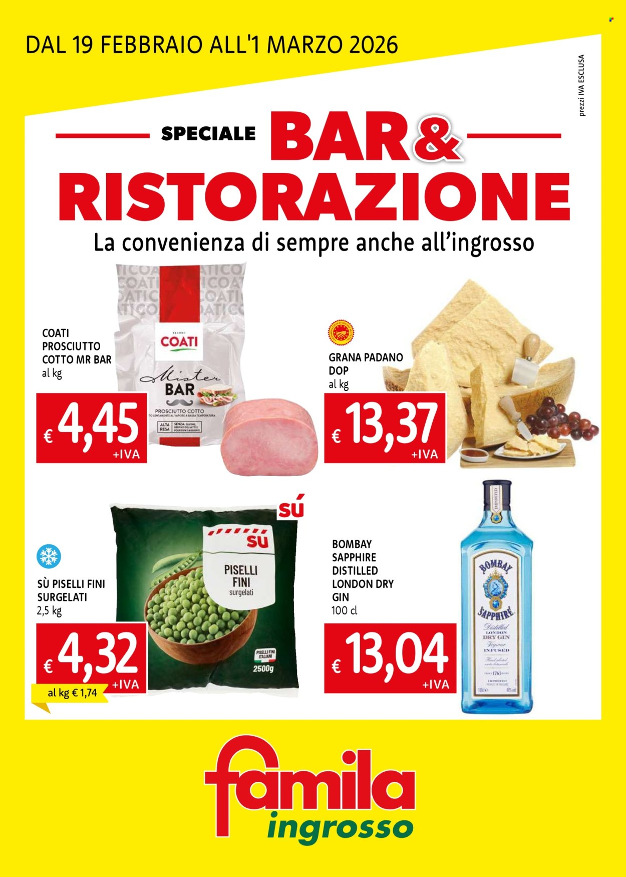 Volantino Famila - 19/2/2026 - 1/3/2026. Pagina 1