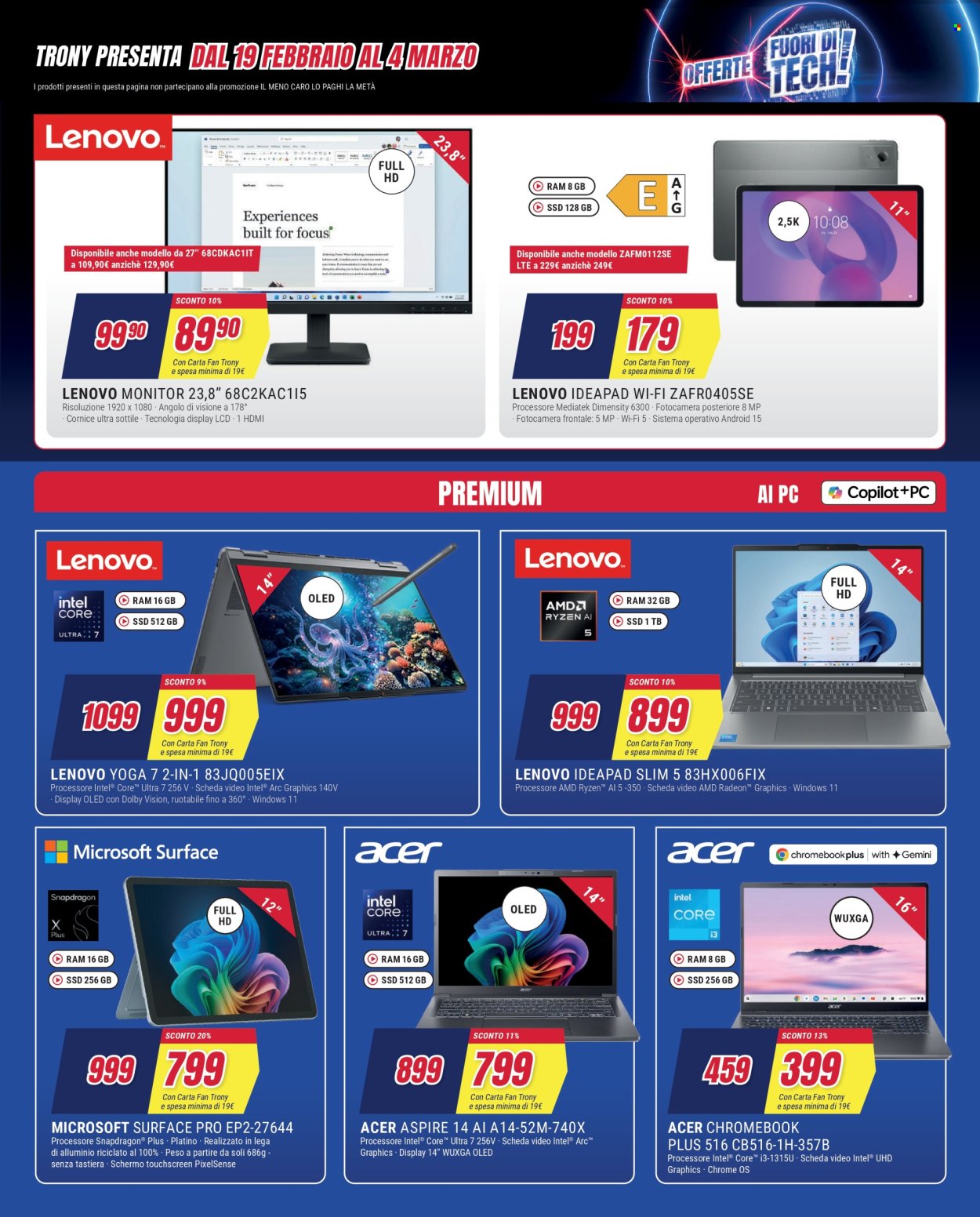 Volantino Trony - 19/2/2026 - 18/3/2026. Pagina 27