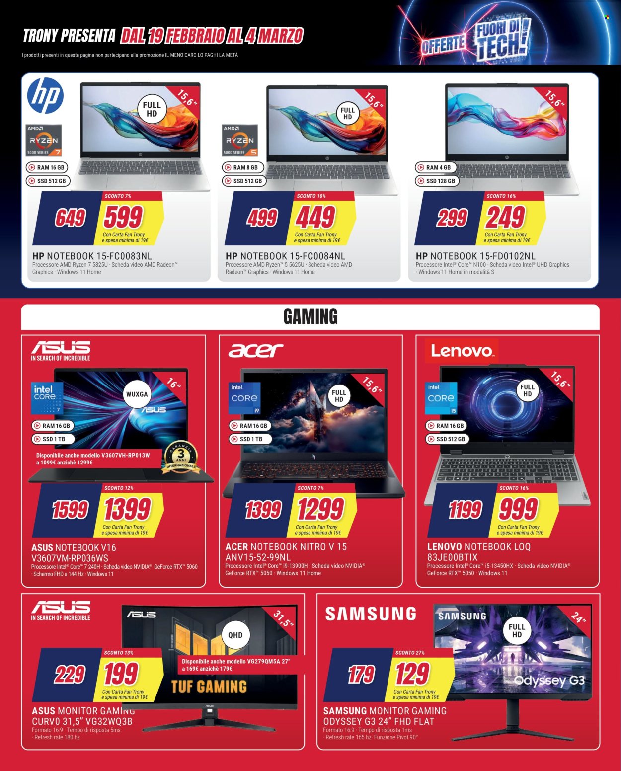 Volantino Trony - 19/2/2026 - 18/3/2026. Pagina 28